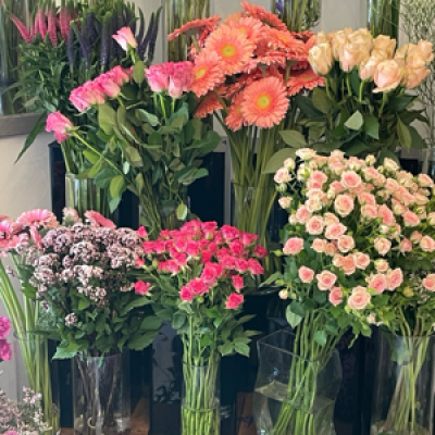 Seasonal flowers - Hand tied bouquets incorporating seasonal flowers