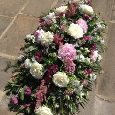Casket spray - Casket sprays made to order incorporating flowers of your choosing